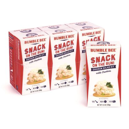 Snack on the Run Chicken Salad Kit with Crackers, 3.5 oz Box, 6/Carton1