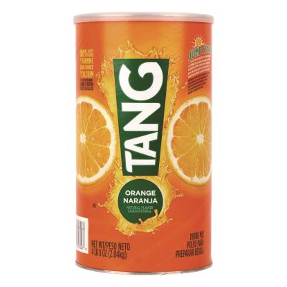 Orange Drink Mix, Orange, 72 oz Tub1
