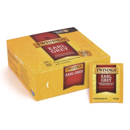 Tea Bags, Earl Grey, Individually Wrapped, 100/Carton1