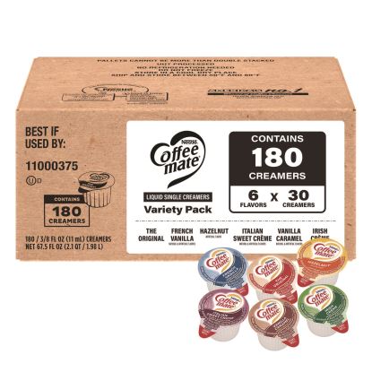 Variety Pack, Assorted Flavors, 0.38 oz Mini Cups, 180/Carton1