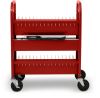 Bretford CUBE Transport Cart Portable device management cart Red3