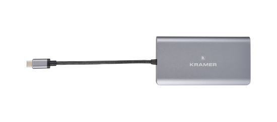 Kramer Electronics KDock-3 Wired USB 3.2 Gen 1 (3.1 Gen 1) Type-C Black, Silver1