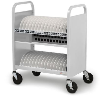 Bretford CUBE Transport Cart Portable device management cart White1