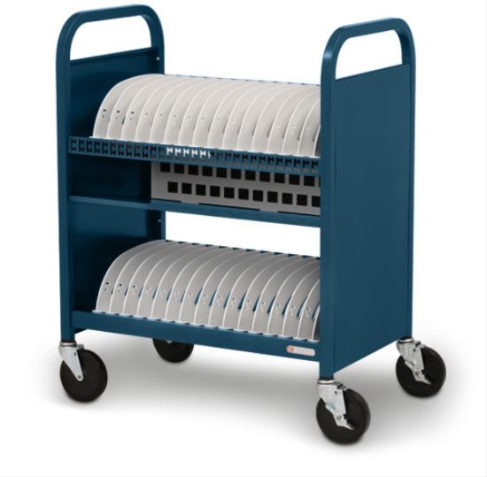 Bretford CUBE Transport Cart Portable device management cart Blue1