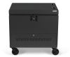 Bretford CUBE Toploader Portable device management cart Charcoal2