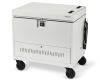 Bretford CUBE Toploader Portable device management cart White2