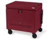 Bretford CUBE Toploader Portable device management cart Maroon2