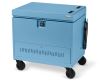 Bretford CUBE Toploader Portable device management cart Blue2