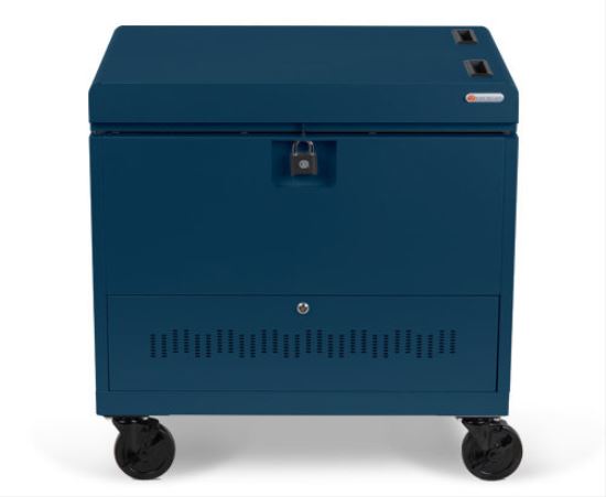 Bretford CUBE Toploader Portable device management cart Blue1