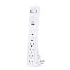 CyberPower P606URC2 surge protector White 6 AC outlet(s) 125 V 70.9" (1.8 m)2