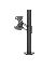Ergonomic Solutions SPV1301-02 POS system accessory POS mount Black Metal 26.5 lbs (12 kg) 2.95 x 2.95" (75 x 75 mm) 3.94 x 3.94" (100 x 100 mm)1