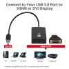 Siig JU-H30H11-S1 video cable adapter 10.2" (0.26 m) USB Type-A HDMI + DVI Black3