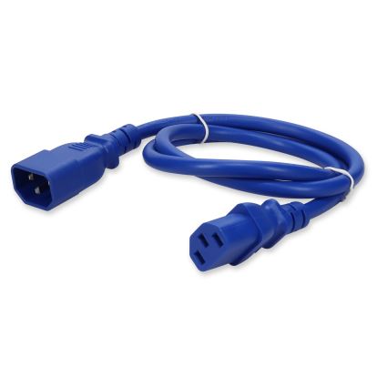 AddOn Networks ADD-C132C1414AWG1MBE power cable Blue 39.4" (1 m) IEC C13 IEC C141