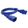 AddOn Networks ADD-C132C1414AWG1MBE power cable Blue 39.4" (1 m) IEC C13 IEC C147