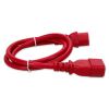 AddOn Networks ADD-C132C1414AWG1MRD power cable Red 39.4" (1 m) IEC C13 IEC C146