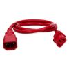 AddOn Networks ADD-C132C1414AWG1MRD power cable Red 39.4" (1 m) IEC C13 IEC C148