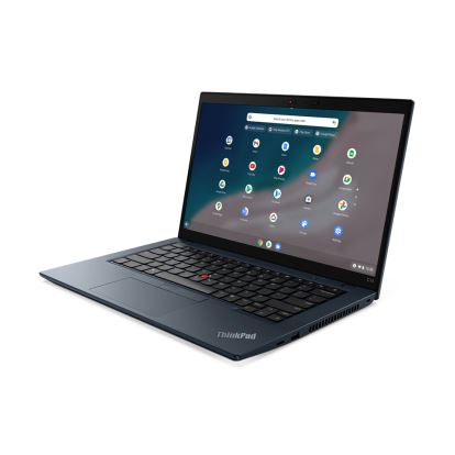 Lenovo ThinkPad C14 Intel® Core™ i5 i5-1245U Chromebook 14" Full HD 8 GB LPDDR4x-SDRAM 256 GB SSD Wi-Fi 6E (802.11ax) ChromeOS Blue1