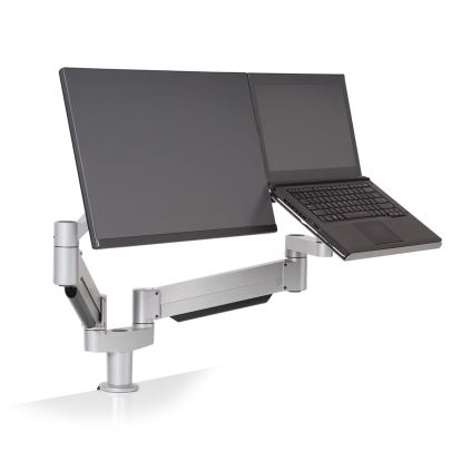 HAT Design Works 7050-800-500SR-124 monitor mount / stand 24" Desk Silver1