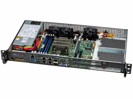 Supermicro SYS-510D-10C-FN6P server barebone Intel SoC FCBGA 2227 Rack (1U) Black1