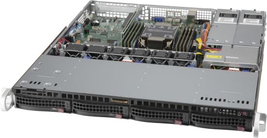 Supermicro CSE-813MF2TQC4-R407CB computer case Rack Black, Gray 400 W1