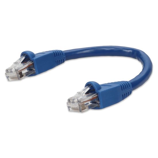 AddOn Networks ADD-0-5FCAT6A-BE-TAA networking cable Blue 5.91" (0.15 m) Cat6a U/UTP (UTP)1