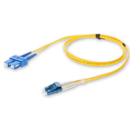 AddOn Networks ADD-SC-LC-0-5M9SMF InfiniBand/fibre optic cable 19.7" (0.5 m) OFNR Yellow1