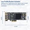 SYBA SI-PEX20233 interface cards/adapter Internal USB 3.2 Gen 2 (3.1 Gen 2)5