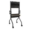 Chief LSCUB AV equipment stand Black3