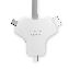 Cisco CAB-HDMI-MUL4K-2M video cable adapter 98.4" (2.5 m) HDMI Type A (Standard) HDMI + Mini DisplayPort + USB Type-C Silver1