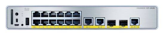 Cisco C9200CX-12T-2X2G-A network switch Managed Gigabit Ethernet (10/100/1000) Power over Ethernet (PoE)1