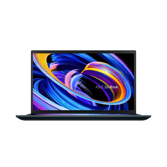 ASUS Zenbook Pro Duo 15 OLED UX582ZM-XS96T Intel® Core™ i9 i9-12900H Laptop 15.6" Touchscreen Full HD 32 GB LPDDR5-SDRAM 1 TB SSD NVIDIA GeForce RTX 3060 Wi-Fi 6 (802.11ax) Windows 11 Pro Blue1