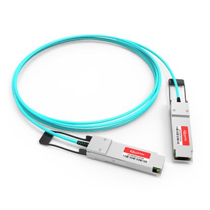 Accortec 100G-AOC2M-ACC InfiniBand/fibre optic cable 78.7" (2 m) QSFP Aqua color1