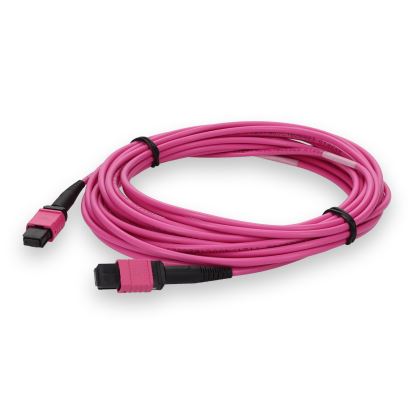 AddOn Networks ADD-MPOMPO-2M5OM4-MA InfiniBand/fibre optic cable 78.7" (2 m) MPO LOMM Magenta1