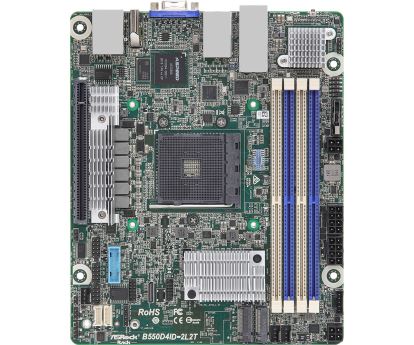 Asrock B550D4ID-2L2T motherboard AMD B550 Socket AM4 mini ITX1