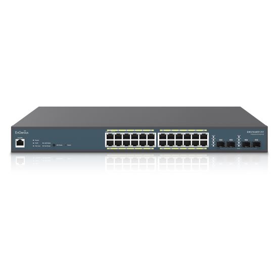 EnGenius EWS7928FP-FIT network switch Managed L2/L3 Gigabit Ethernet (10/100/1000) Power over Ethernet (PoE) Gray1