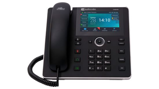 AudioCodes C450HD IP phone Black 8 lines TFT Wi-Fi1