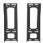 Panduit WME6ERAIL rack cabinet 6U Wall mounted rack Black1
