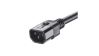 Panduit LPCA11-X power cable Black 23.6" (0.6 m) IEC C14 IEC C132