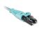 Panduit FZ2ERQ1SNSNM4.5 InfiniBand/fibre optic cable 177.2" (4.5 m) LC SC OFNR Aqua color1