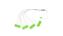 Panduit FPONCS1X32 InfiniBand/fibre optic cable SC/APC Green1