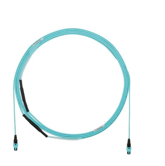 Panduit FYZUP77Y005F045 InfiniBand/fibre optic cable 539.8" (13.7 m) PanMPO OFNP Aqua color1