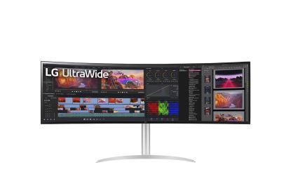 LG 49BQ95C-W computer monitor 49" 5120 x 1440 pixels UltraWide Dual Quad HD White1