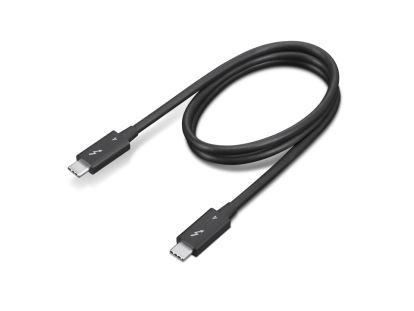 Lenovo 4X91K16968 Thunderbolt cable 27.6" (0.7 m) 40 Gbit/s Black1