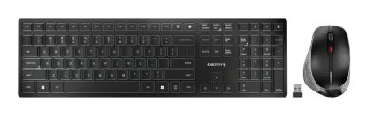 CHERRY JD-9500US-2 keyboard Mouse included Universal RF Wireless + Bluetooth QWERTY US English Black, Gray1