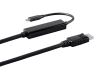 Monoprice 24444 video cable adapter 72" (1.83 m) USB Type-C DisplayPort Black2