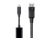 Monoprice 24444 video cable adapter 72" (1.83 m) USB Type-C DisplayPort Black4