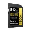 Lexar Professional 1800x 512 GB SDXC UHS-II Class 102