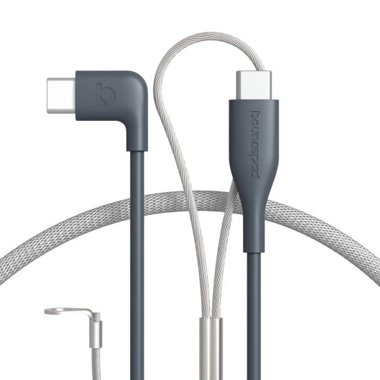 Bouncepad CB-RF-C2C-W USB cable 78.7" (2 m) USB C Gray, White1