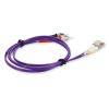 AddOn Networks ADD-ST-LC-3M5OM4-PE-TAA InfiniBand/fibre optic cable 118.1" (3 m) LOMM Purple5