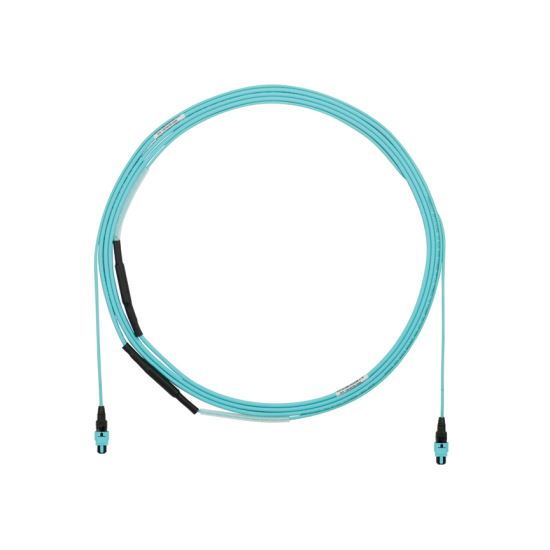 Panduit FZTYP7E7BNF034 InfiniBand/fibre optic cable 407.9" (10.4 m) PanMPO OFNP Aqua color1